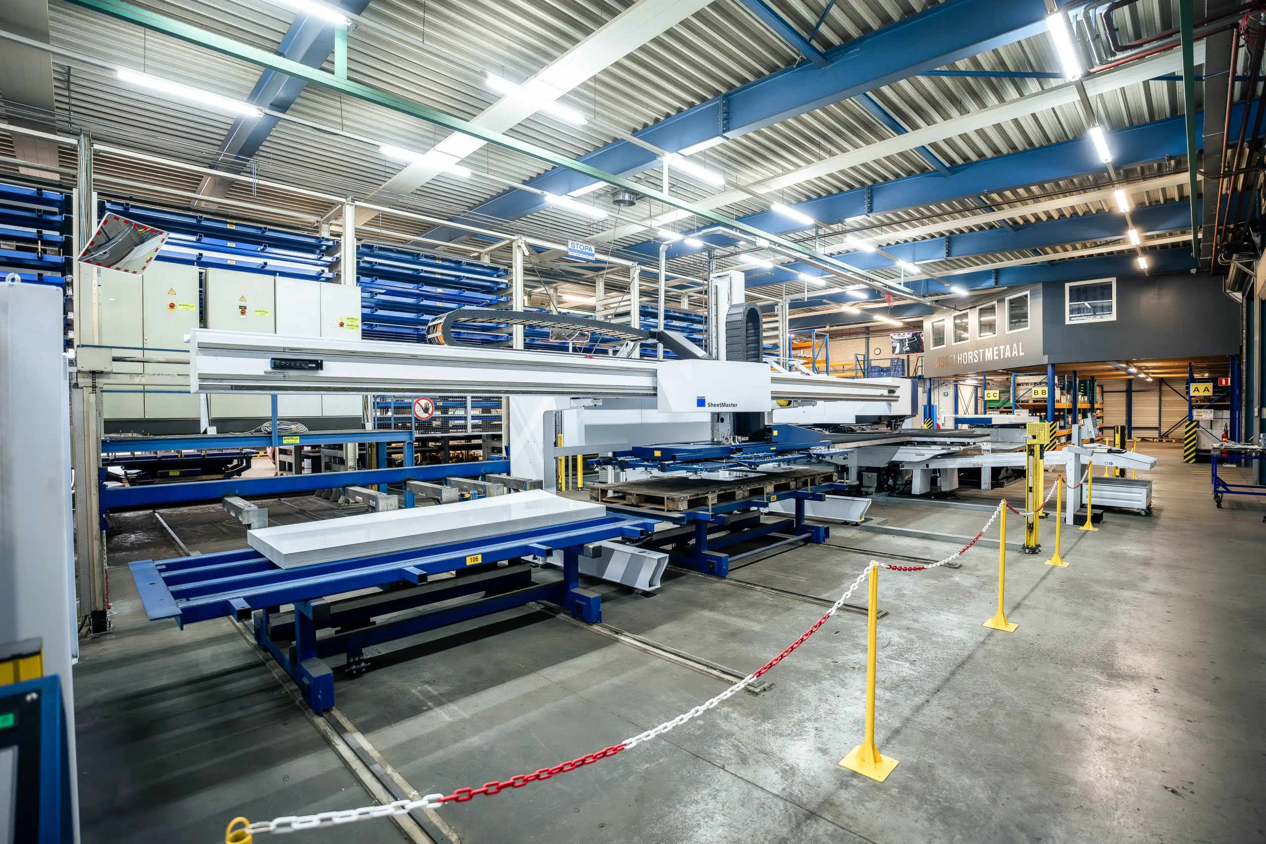 Trumpf Pons-lasercombinatie bij Disselhorst Metaal.